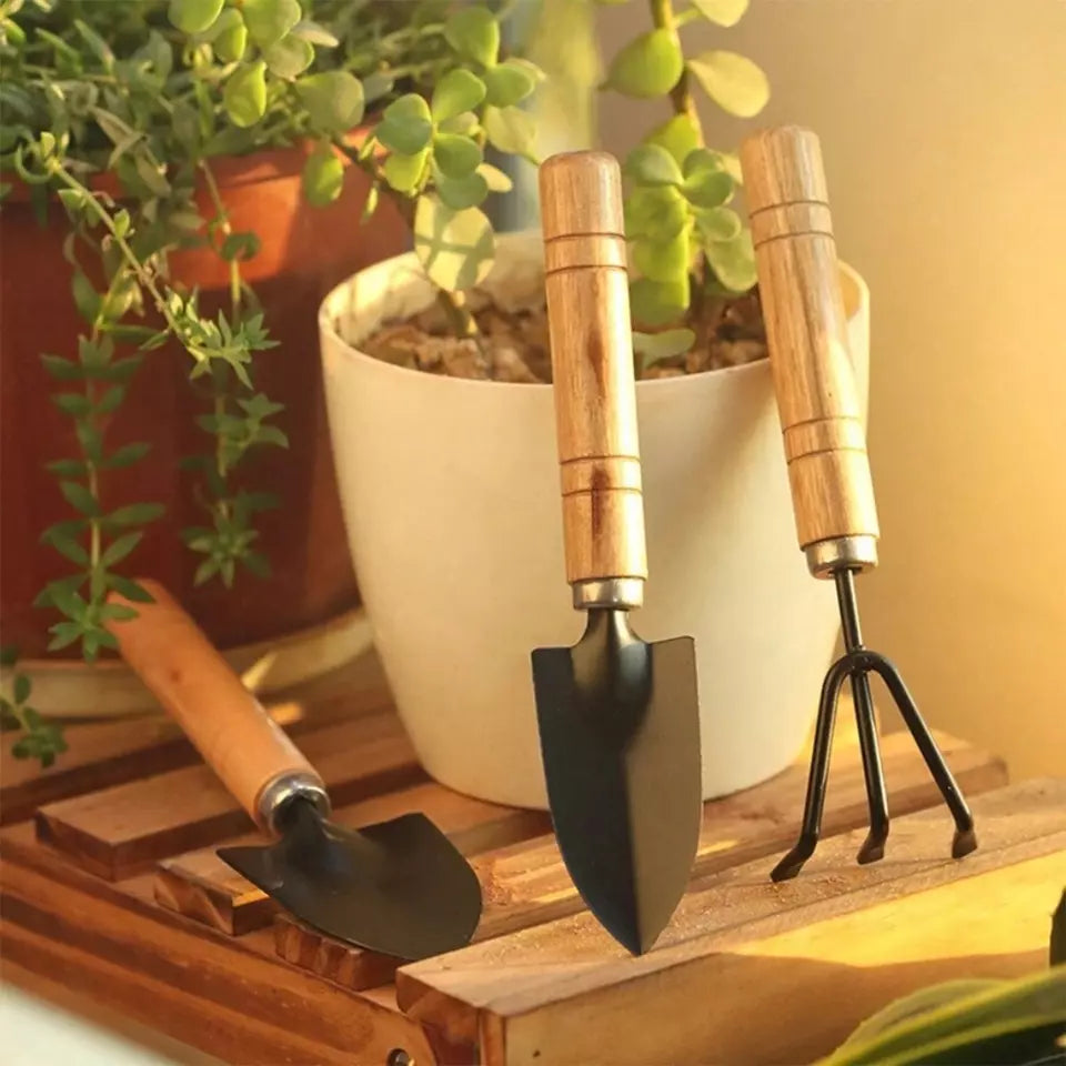 Kit de Herramientas de Jardinería Lavable y Reutilizable x 3