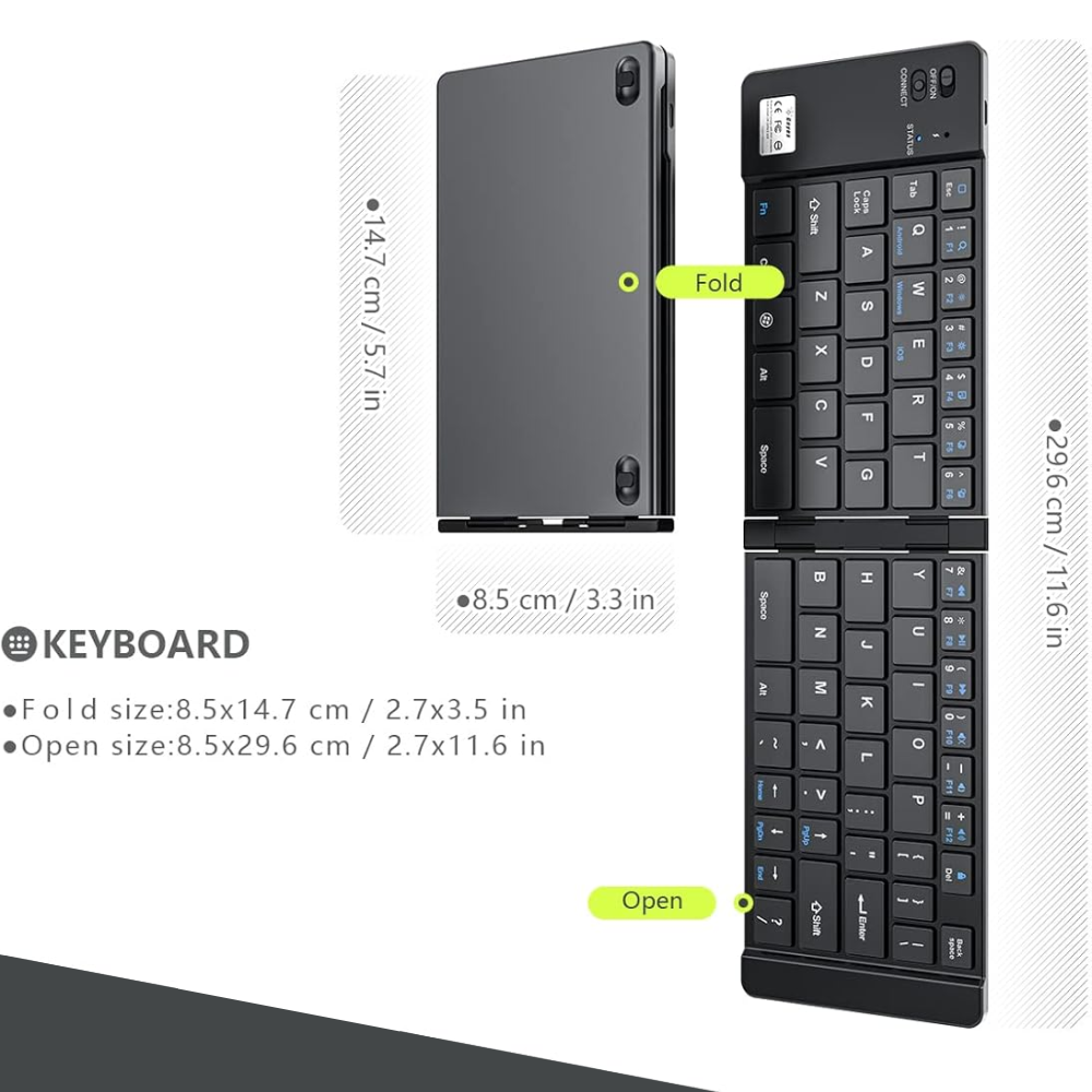 Teclado Bluetooth Plegable Android A1006