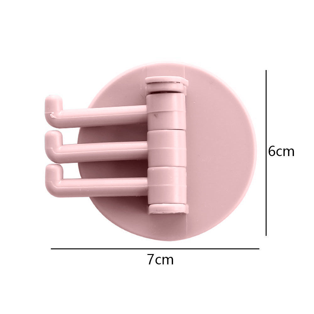 Gancho  Organizador X3 Adhesivo Giratorio De 3 Brazos Multiusos 22039