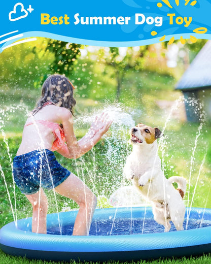 Tapete Aspersor Piscina Juguete Rociador de Agua para Perros